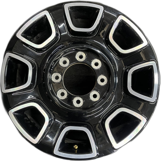 20" FORD F250SD PICKUP 23-24 20x8, , solid spoke, black, slotted spoke Original - Front View