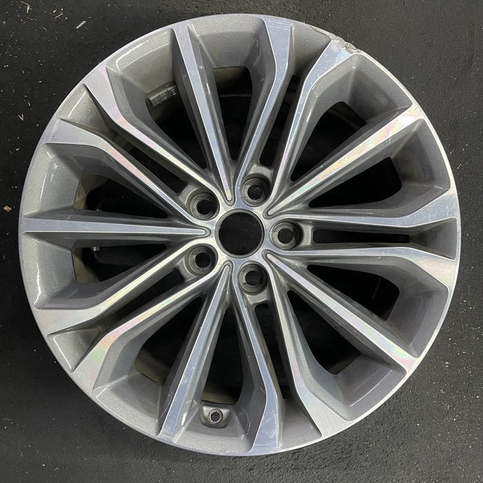18" G80 17 18x8 Original OEM Wheel Rim - Angle View