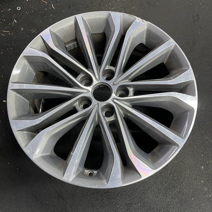 18" G80 17 18x8 Original OEM Wheel Rim - Side Profile