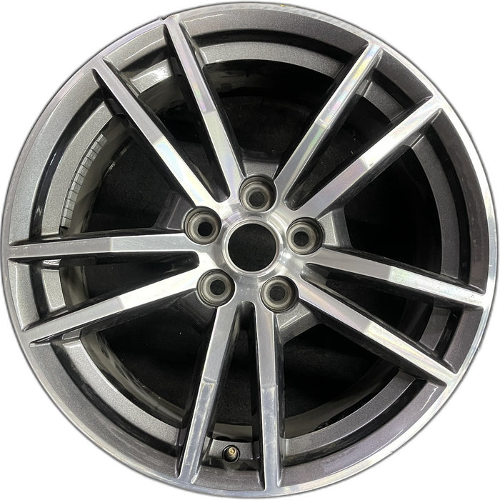 18" MUSTANG 15 18x8 , 10 spoke Original OEM Wheel Rim - Front View