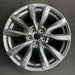 18" MAZDA CX-9 17-18 aluminum 18x8 dark silver Original OEM Wheel Rim - Front View