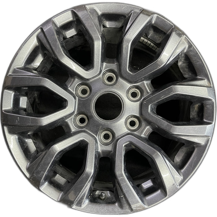 17" RANGER 19-22 17x8, , dark gray, , V spoke Original OEM Wheel Rim - Front View
