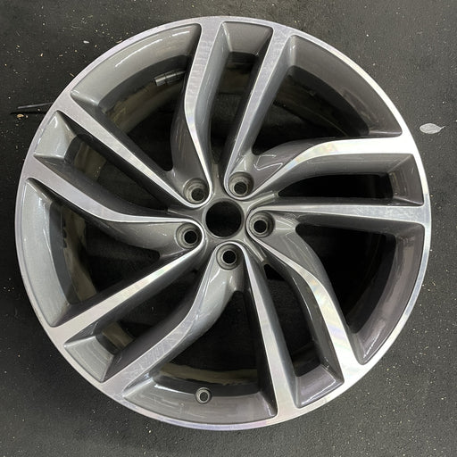 20" XF 16-20 20x8.5 , 5 double spoke, turbine Original OEM Wheel Rim - Angle View