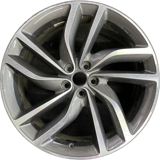 20" XF 16-20 20x8.5 , 5 double spoke, turbine Original OEM Wheel Rim - Front View