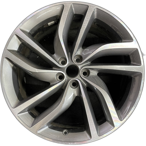 20" XF 16-20 20x8.5 , 5 double spoke, turbine Original OEM Wheel Rim - Front View
