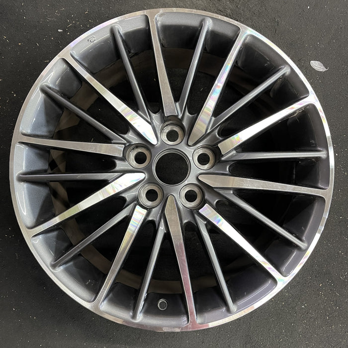19" LEXUS LS460 13-17 , 19x8, 20 spoke Original OEM Wheel Rim - Angle View