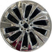19" LS500 18-24 , 19x8, , swept spoke Original OEM Wheel Rim - Front View