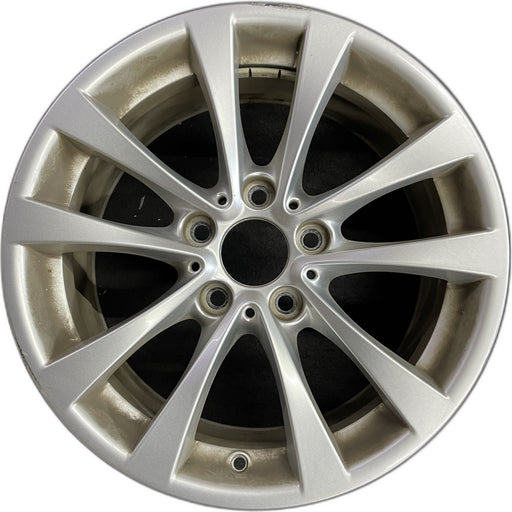 17" BMW 320i 12-13 , 17x7.5 , 5 spoke, V spoke, narrow spoke edge Original OEM - Front View