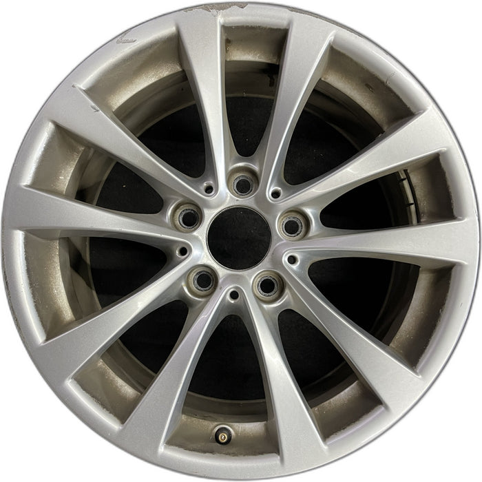 17" BMW 320i 12-13 , 17x7.5 , 5 spoke, V spoke, narrow spoke edge Original OEM - Front View