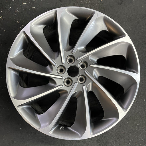 21" NAUTILUS 19-23 21x9 , 10 spoke Original OEM Wheel Rim - Angle View