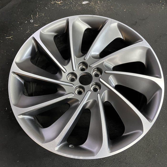 21" NAUTILUS 19-23 21x9 , 10 spoke Original OEM Wheel Rim - Side Profile