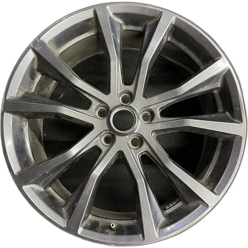 20" EXPLORER 17-19 20x8.5, , 10 spoke, , dark gray Original OEM Wheel Rim - Front View