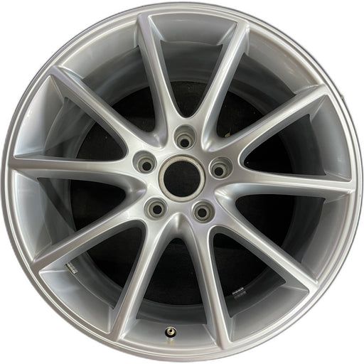 20" PORSCHE CAYENNE 19-24 20x10.5, 10 spoke, 64mm offset Original OEM Wheel Rim - Front View