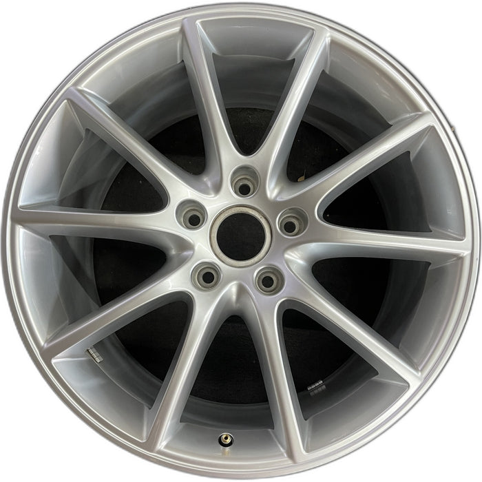 20" PORSCHE CAYENNE 19-24 20x10.5, 10 spoke, 64mm offset Original OEM Wheel Rim - Front View