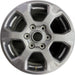 17" BRONCO 21-24 17x7.5, aluminum , gray Original OEM Wheel Rim - Front View