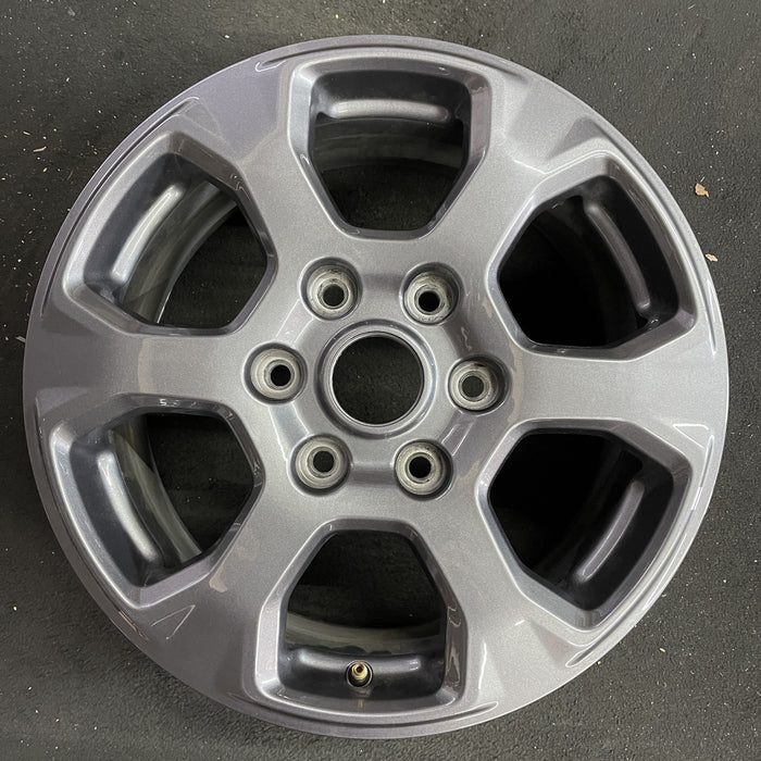 17" BRONCO 21-24 17x7.5, aluminum , gray Original OEM Wheel Rim - Angle View