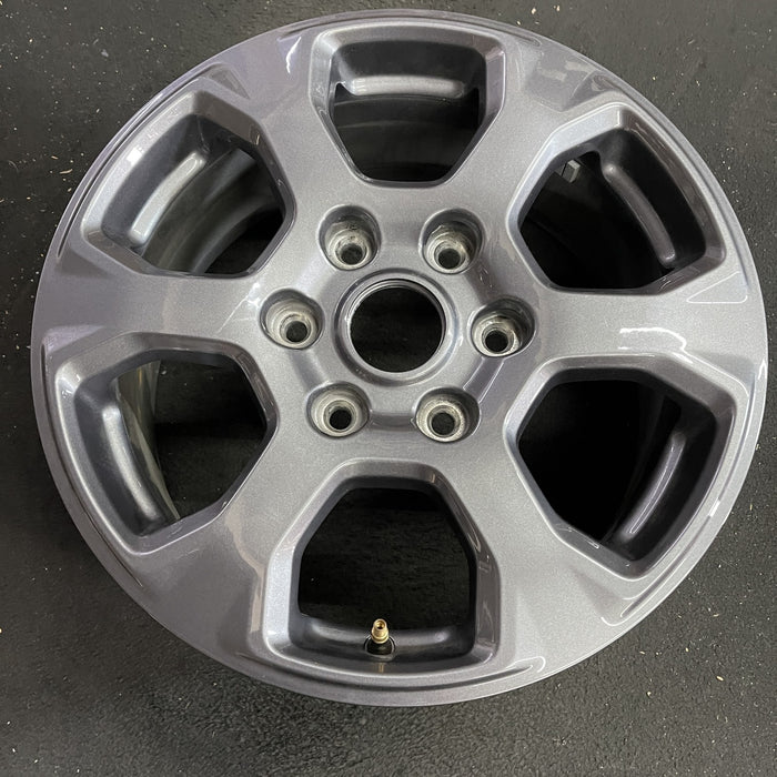 17" BRONCO 21-24 17x7.5, aluminum , gray Original OEM Wheel Rim - Side Profile