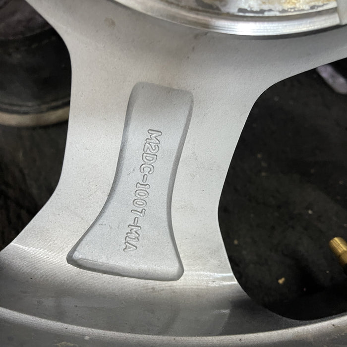 17" BRONCO 21-24 17x7.5, aluminum , gray Original OEM Wheel Rim - Back View