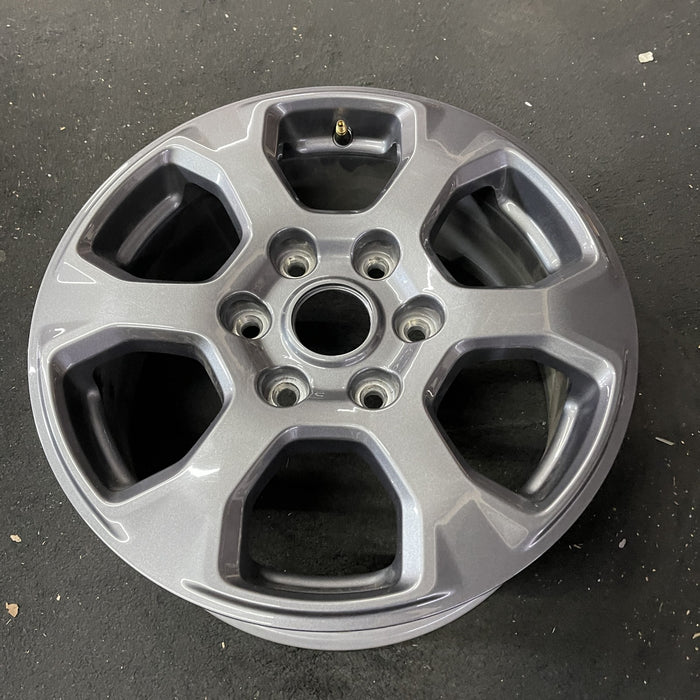 17" BRONCO 21-24 17x7.5, aluminum , gray Original OEM Wheel Rim - Close-Up Detail