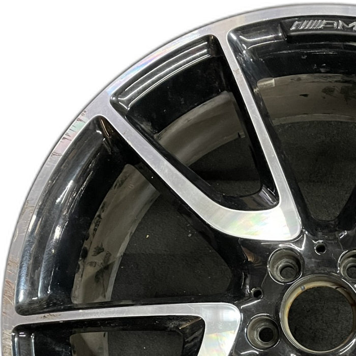 21" MERCEDES GLC-CLASS 18-19 253 Type GLC43 21x8.5 machined face with black - Angle View