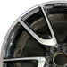 21" MERCEDES GLC-CLASS 18-19 253 Type GLC43 21x8.5 machined face with black - Angle View