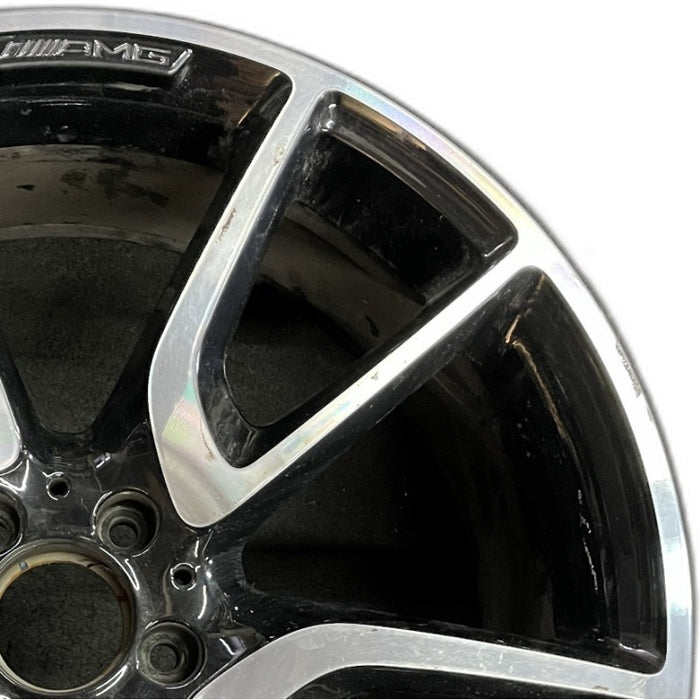 21" MERCEDES GLC-CLASS 18-19 253 Type GLC43 21x8.5 machined face with black - Side Profile