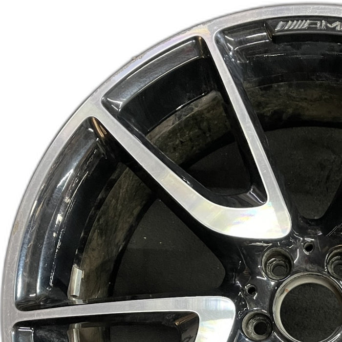 21" MERCEDES GLC-CLASS 18-19 253 Type GLC43 21x9.5 machined face with black - Angle View