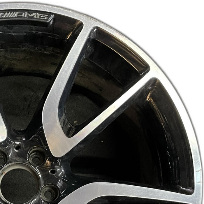 21" MERCEDES GLC-CLASS 18-19 253 Type GLC43 21x9.5 machined face with black - Side Profile
