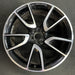 21" MERCEDES GLC-CLASS 18-19 253 Type GLC43 21x9.5 machined face with black - Front View