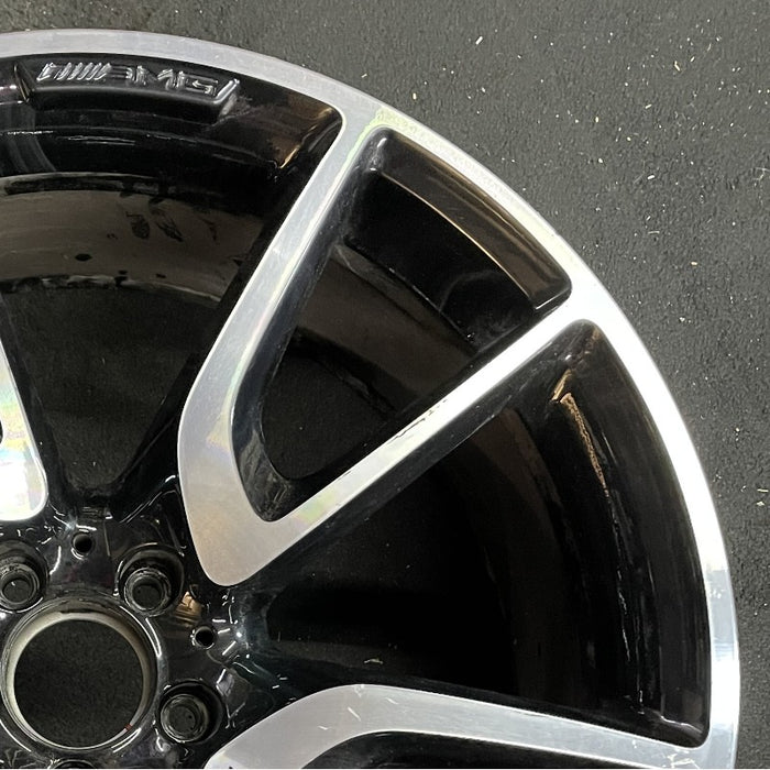 21" MERCEDES GLC-CLASS 18-19 253 Type GLC43 21x9.5 machined face with black - Close-Up Detail