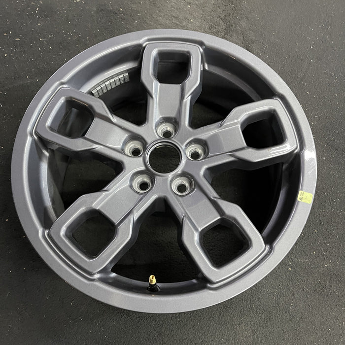 17" BRONCO SPORT 21-24 17x7, alloy, 5 spoke, slotted spoke Original OEM Wheel - Side Profile