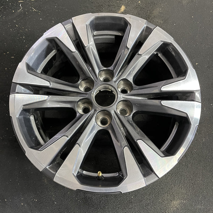 17" COLORADO 21 17x8, aluminum, 6 spoke, split spoke, machined Original OEM - Side Profile