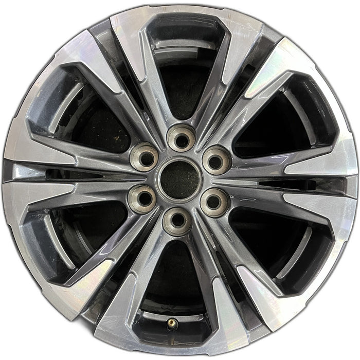 17" COLORADO 21 17x8, aluminum, 6 spoke, split spoke, machined Original OEM - Front View
