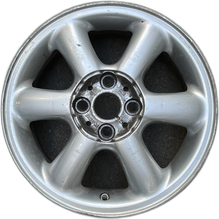 15" CLUBMAN 08-14 15x5.5 alloy 6 spoke covered lug nuts silver Original OEM Wheel Rim