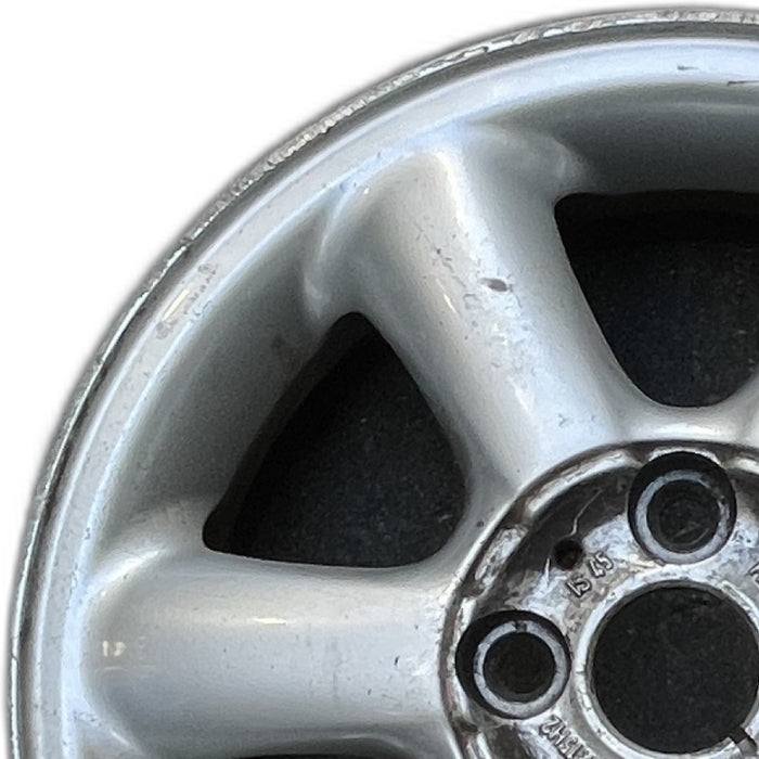 15" CLUBMAN 08-14 15x5.5 alloy 6 spoke covered lug nuts silver Original OEM Wheel Rim