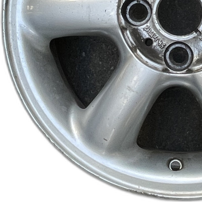 15" CLUBMAN 08-14 15x5.5 alloy 6 spoke covered lug nuts silver Original OEM Wheel Rim