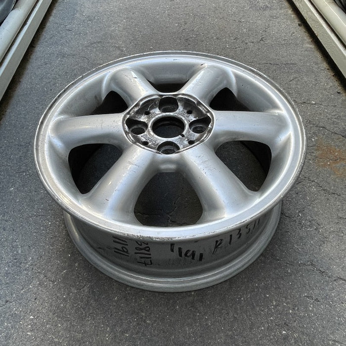 15" CLUBMAN 08-14 15x5.5 alloy 6 spoke covered lug nuts silver Original OEM Wheel Rim