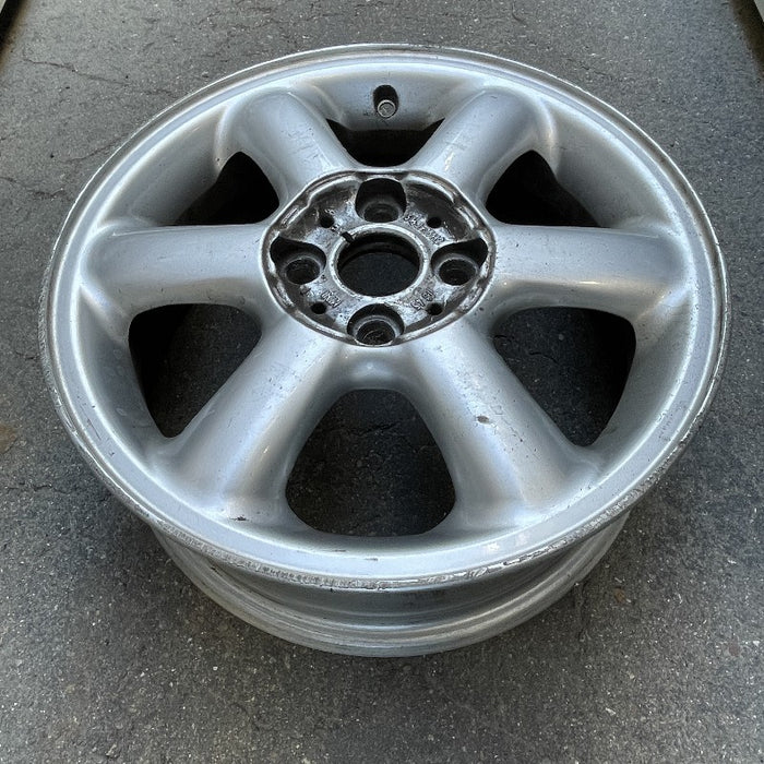 15" CLUBMAN 08-14 15x5.5 alloy 6 spoke covered lug nuts silver Original OEM Wheel Rim