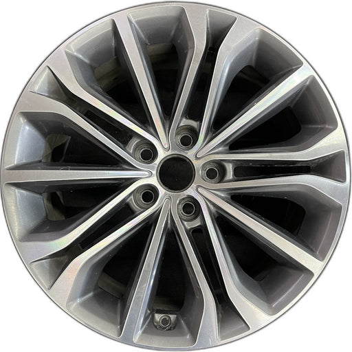 18" G80 17 18x8 Original OEM Wheel Rim - Front View