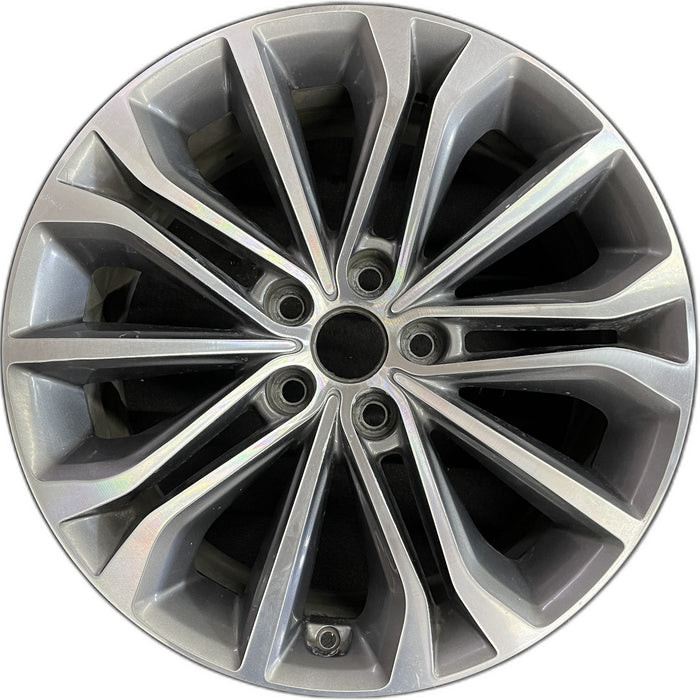 18" G80 17 18x8 Original OEM Wheel Rim - Front View