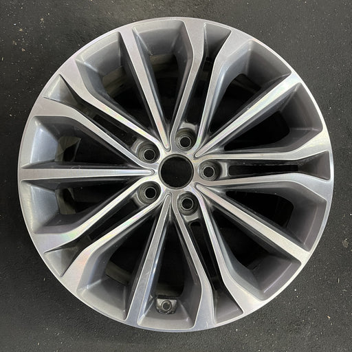 18" G80 17 18x8 Original OEM Wheel Rim - Angle View