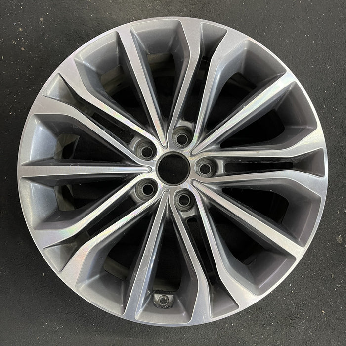 18" G80 17 18x8 Original OEM Wheel Rim - Angle View