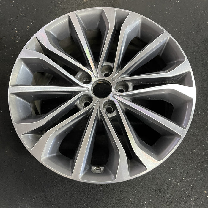 18" G80 17 18x8 Original OEM Wheel Rim - Side Profile