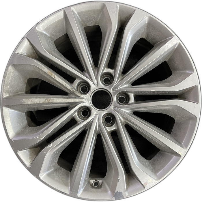 18" G80 17 18x8 Original OEM Wheel Rim - Front View