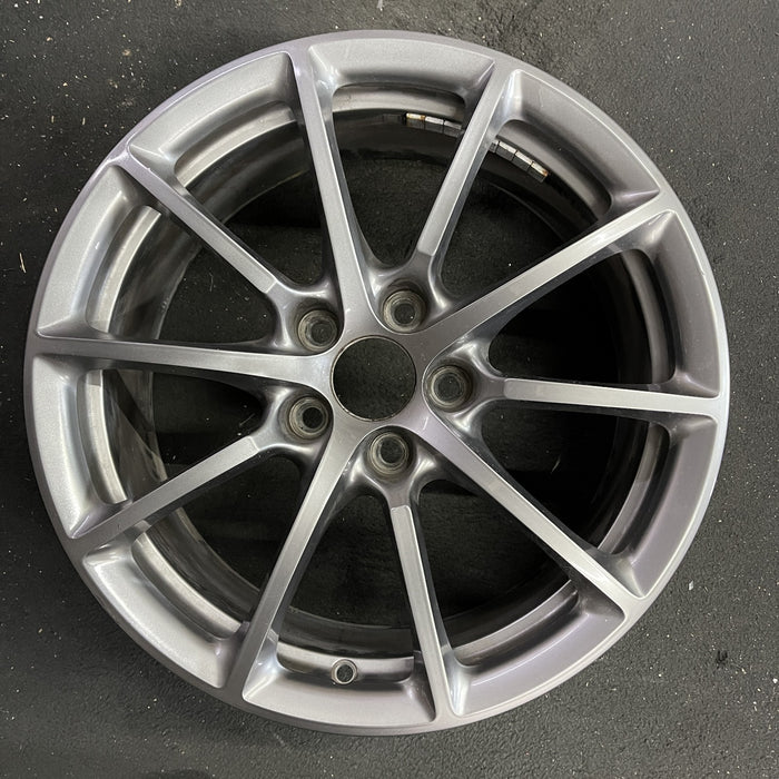 17" GIULIA 17-18 17x7.5, 10 single spoke Original OEM Wheel Rim - Angle View