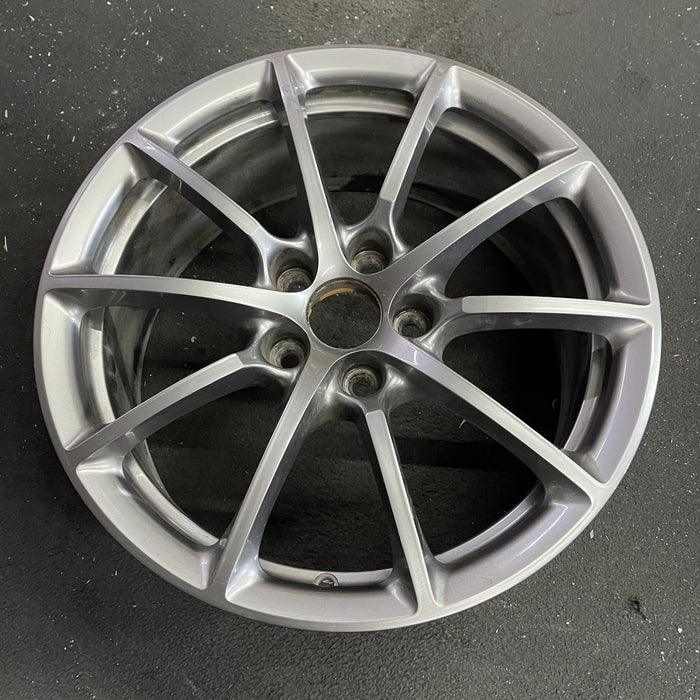 17" GIULIA 17-18 17x7.5, 10 single spoke Original OEM Wheel Rim - Side Profile