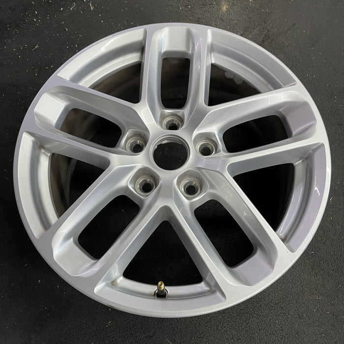 18" GRAND CHEROKEE 21 WL body , 18x8, 5 double spoke Original OEM Wheel Rim - Side Profile