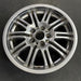 18" BMW M3 01-06 18x8 , , gunmetal silver finish Original OEM Wheel Rim - Side Profile