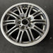 18" BMW M3 01-06 18x8 , , gunmetal silver finish Original OEM Wheel Rim - Close-Up Detail