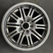 18" BMW M3 01-06 18x8 , , gunmetal silver finish Original OEM Wheel Rim - Angle View